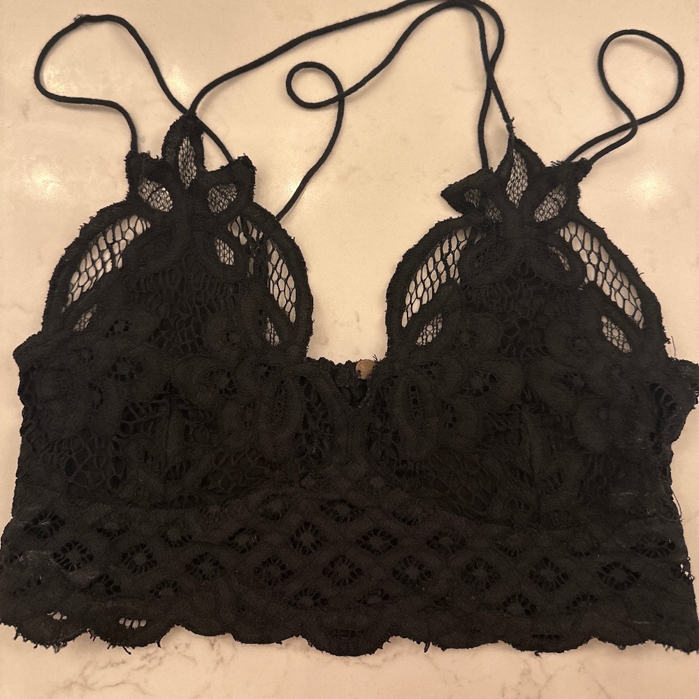 Free People Bralette Black